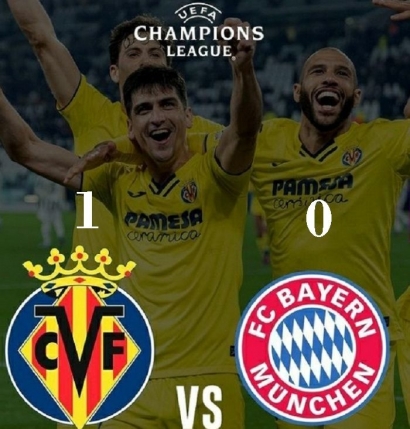 UCL Matchday: Villareal (1) VS (0) Bayern Munchen (Takluknya Die Rotens)