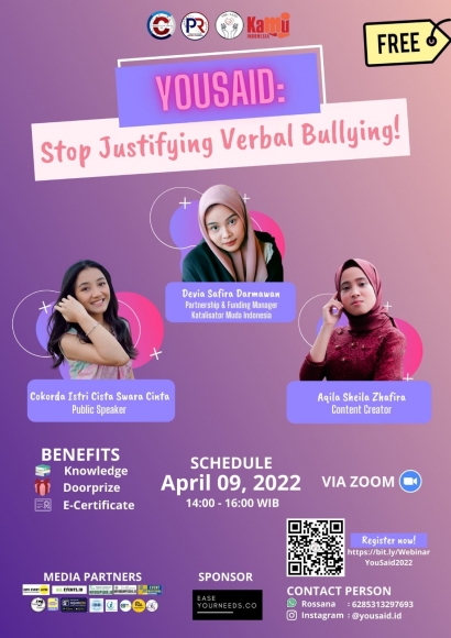 Yousaid bersama Katalisator Muda Indonesia Berkolaborasi Perangi Aksi Bullying