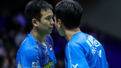 Borong Tiga Tiket Semifinal, Ganda Putra Indonesia Berpeluang Besar Meraih Gelar Juara Korean Open Badminton Championships 2022