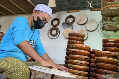 "Ngabuburit" ke Malang, Rebana Pak Arif Laku Keras di Bulan Ramadhan Ini