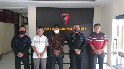 LDII Aceh Audiensi dengan Satbrimobda Aceh Bahas Kerjasama Vaksinasi Covid-19