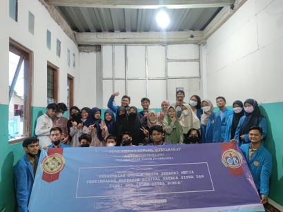 PKM Unpam: Pengenalan Google Drive di SMP Islam Citra Bunda, Kedaung, Pamulang, Tangerang Selatan, Banten