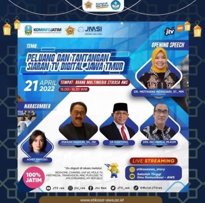 Stikosa-AWS Menggelar Acara Workshop Bertema "Peluang dan Tantangan Siaran TV Digital Jawa Timur"