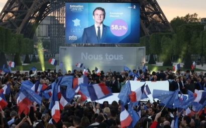 Tidak Mencoblos, Begini Jalannya Pemungutan Suara Pemilu di Prancis
