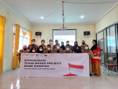 Sosialisasi Bank Sampah Jadi Ide Pemberdayaan Masyarakat oleh Pejuang Muda Kabupaten Bangka Barat