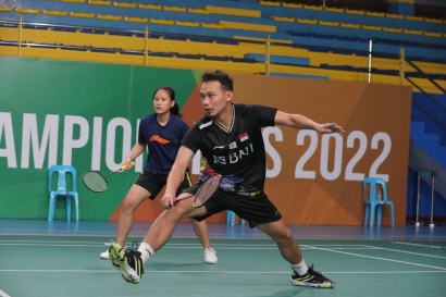 Dua Ganda Campuran Indonesia Melaju ke Perempat Final Badminton Asia Championships 2022