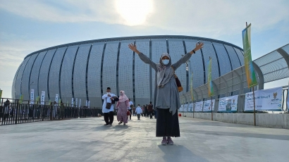 Merasakan Sholat Ied di Jakarta International Stadium