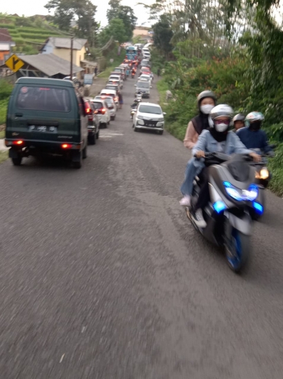 H+3 Lebaran, Jalan Baru Cisinga Menjadi Alternatif Pemudik dari Arah Tasikmalaya dan Singaparna.