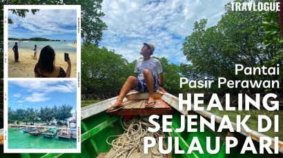 Saatnya Healing di Pantai Pasir Perawan, Pulau Pari