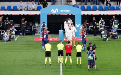 Real Madrid vs Levante UD: Guard of Honour untuk Levante UD
