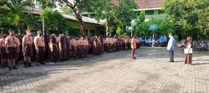 Upacara Hari Pendidikan Nasional 2022 di Satuan Pendidikan SDN Pekoren l Kecamatan Rembang Kabupaten Pasuruan