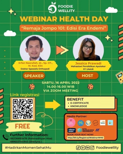 Webinar Health Day "Remaja Jompo 101: Edisi Era Endemi"