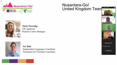 Lembaga Pengembangan Insani Bekerjasama dengan British Council dan Peartree Languages dalam Program Nusantara-Go