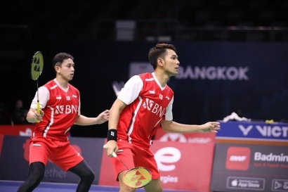 Vito Dijegal Lee Zii Jia, The Daddies Tersisih, dan Fajar/Rian Jadi Wakil Semata Wayang di Semifinal Thailand Open 2022