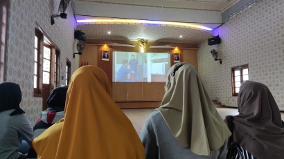 Rekreasi di Balik Jeruji, Rutan Magetan Putar Film untuk Warga Binaan Perempuan