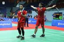 Gambar Artikel All Indonesian Final, Kekuatan Ganda Putra Indonesia Mendominasi di SEA Games 2021