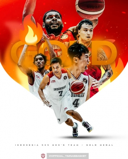 Patahkan Dominasi Filipina, Tim Basket Putra Indonesia Bawa Emas di SEA Games 2021
