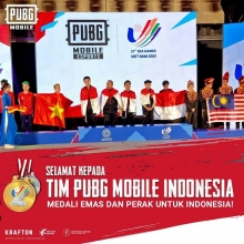 Gambar Artikel Indonesia Kembali Berhasil Menambah Koleksi Mendali Emas dari Cabang Olahraga E-Sport PUBG Mobile