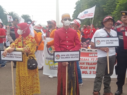 Asosiasi UPK NKRI Gelar Aksi Damai di Silang Monas Jakarta