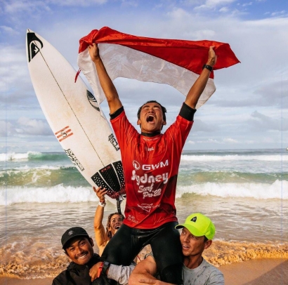 Perjalanan Rio Waida Menjadi Juara di Ajang Surfing Profesional Internasional, Sydney Surf Pro 2022