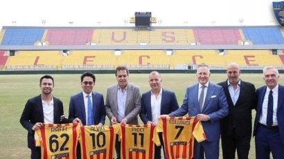 Mengenal Lecce "Si Kuning-Merah", Klub Promosi Serie-A yang Kini Menjadi Bagian dari Alvin Sariaatmadja