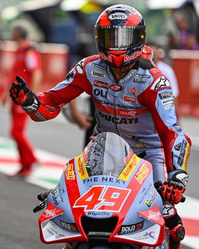 MotoGP Italia: Rider Ducati Ngamuk di Kandang, Lima Pembalapnya Start di Barisan Depan!