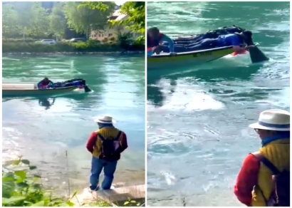 Bikin Terharu, Video Kang Emil di Pinggir Sungai Aare Menunggu Kabar Eril