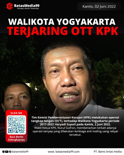 Wali Kota Yogyakarta, Haryadi Suyuti Terjaring OTT