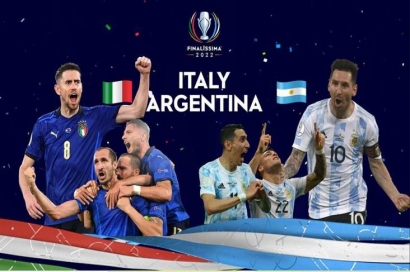 Dihajar 3-0, Italia Tak Berkutik Hadapi Argentina