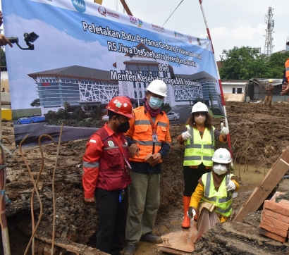 Peletakkan Batu Pertama Pembangunan Gedung Pelayanan Pusat RSJSH Siap Layani Masyarakat di Luar Kekhususannya
