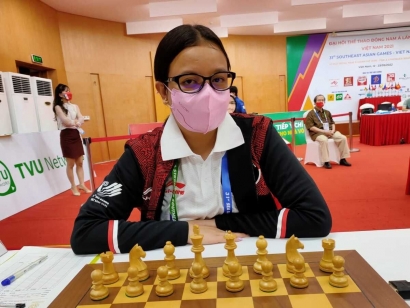 WIM Dewi dan IM/WGM Irine Mendominasi Catur Standard Putri SEA Games 2021