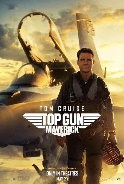 "Top Gun: Maverick" , Aksi Memukau Tom Cruise Menggunakan Pesawat Jet sebagai Kapten Pilot