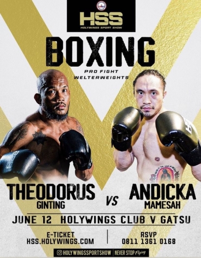 When Friends Become Foes, Theodorus Ginting Is Ready to Face Andicka Mamesah In The Boxing Ring