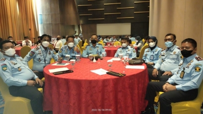Sudarmanto, KaBapas Muratara Hadiri Rapat Dilkumjakpol TA 2022 di Palembang
