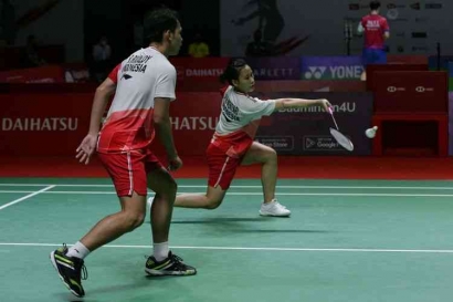 Harapan Terakhir Sektor Ganda Campuran Indonesia Kandas di Daihatsu Indonesia Masters 2022