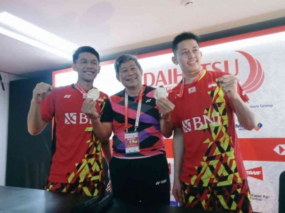 Juaranya Fajar Rian dan Testimonial Day Greysia Polii di Final Indonesia Masters 2022