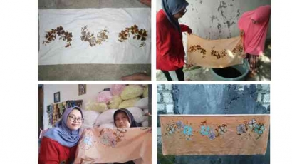 Ajak Ibu - Ibu Membatik ! Mahasiswa KKN UNTAG Surabaya Membantu Mengembangkan UMKM Batik Tulis di Kampung Sememi Baru