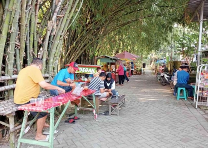 Geliat Wisata Kuliner Pasar Sor Greng Ledok Wetan Bojonegoro, Nikmati Alam Pedesaan
