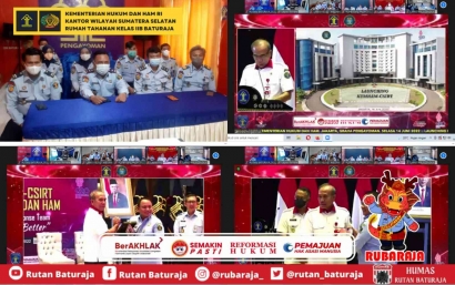 Rutan Baturaja Kemenkumham Sumsel Ikuti Launching Kumham-CSIRT secara Virtual