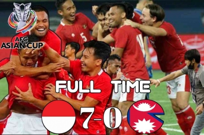 Menang Telak Melawan Nepal, Indonesia Dipastikan Lolos ke Piala Asia 2023