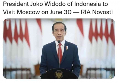 Presiden Jokowi akan Hadir di Moskow 30 Juni 2022