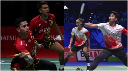 Ketika Dua Ganda Putra Perang Saudara di 16 Besar Indonesia Open 2022