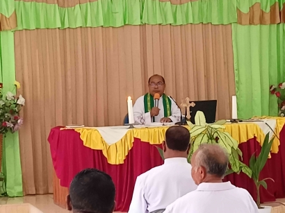Imam Projo Keuskupan Atambua Mengikuti Retret Tahunan Gelombang I