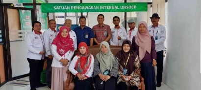 SPI Unsoed Menerima Studi Banding SPI Universitas Bengkulu