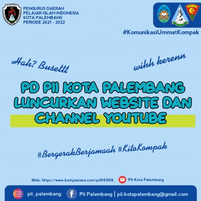 PD PII Kota Palembang Luncurkan Website dan Channel Youtube
