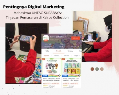 Pentingnya Digital Marketing dengan Memanfaatkan Marketplace, Mahasiswa Untag Surabaya Melakukan Tinjauan Promosi