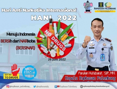 Ucapan Selamat HANI 2022 dari Rupbasan Palembang Kemenkumham Sumsel