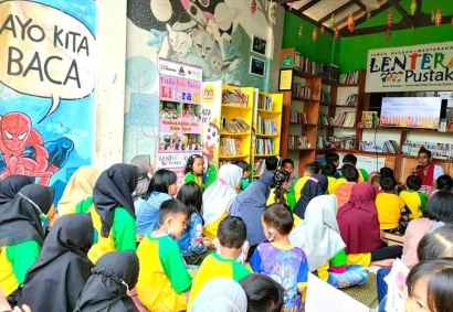 Profil Taman Bacaan Masyarakat Lentera Pustaka di Kaki Gunung Salak Bogor