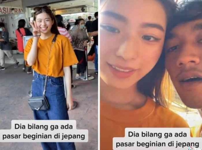 Viral! Pria Indonesia Ajak Wanita Jepang Kencan di Pasar Senen