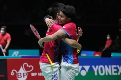 Menang atas Ganda Korea Selatan, Apriyani Rahayu/Siti Fadia Lolos Final Malaysia Open 2022